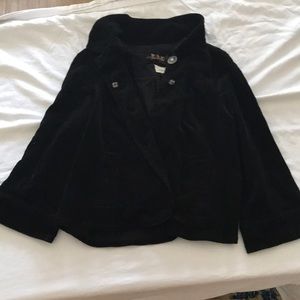 Black corduroy blazer. Size Large